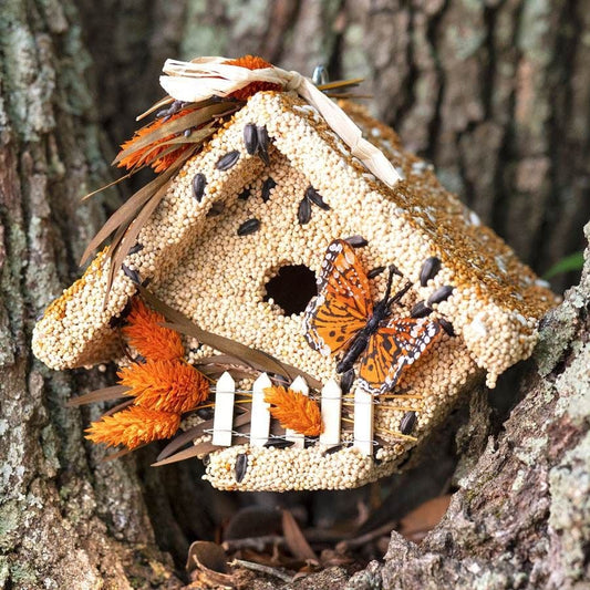 Wren Birdseed Casita + Butterfly