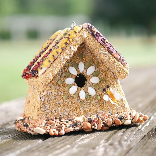 Rustic Wren Birdseed House
