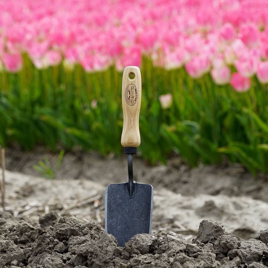 planting trowel garden tool DeWit Forged Trowel
