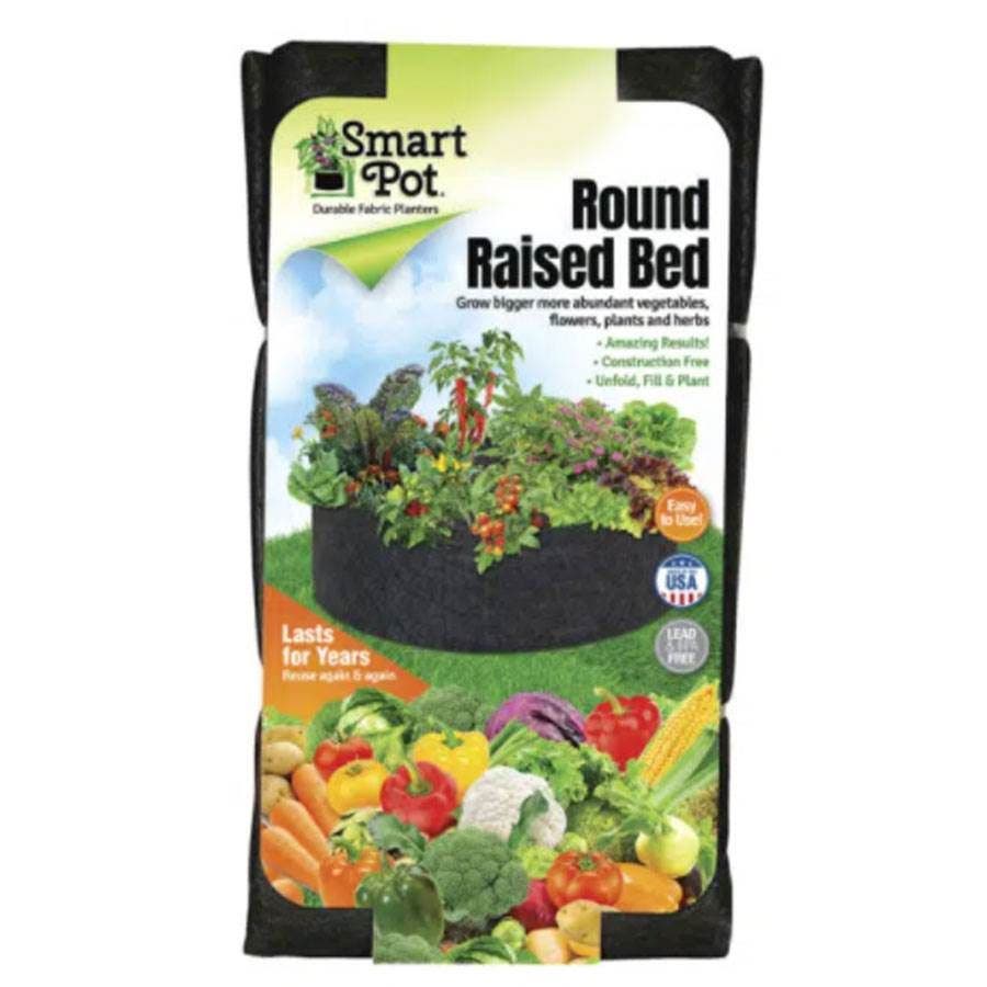black raised plant pot Raised Bed Fabric Planter for Herbs and Flower Gardens – Park Seed