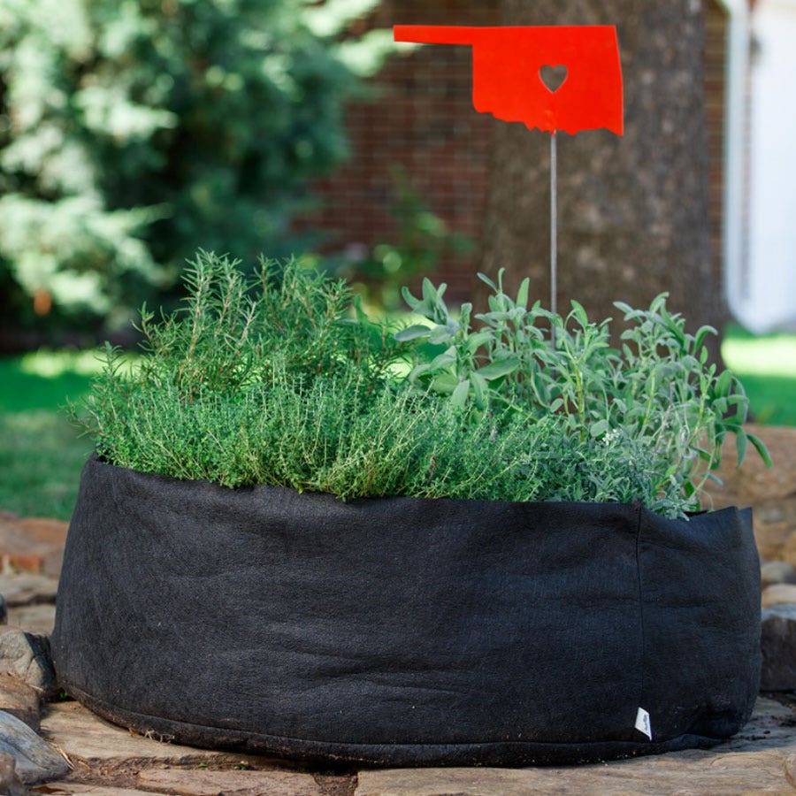 Smart Pot® Round Raised Bed Mini (Black) 15-Gallon Fabric Planter