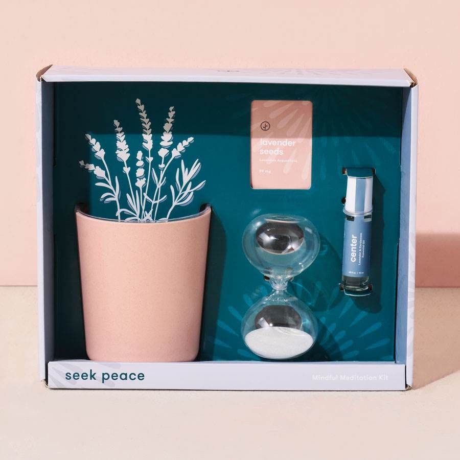 Modern Sprout Seek Peace Lavender Gift Set