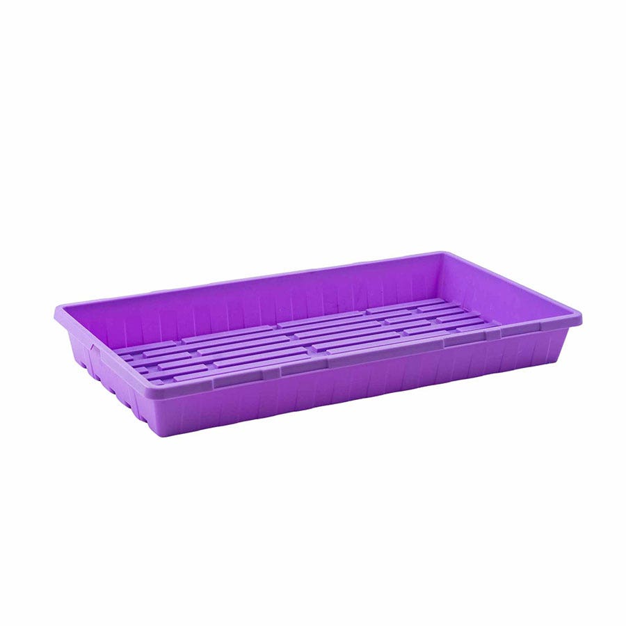 Grow Trays 1020 Multicolor - no holes, extra strength, 2.5 inches deep