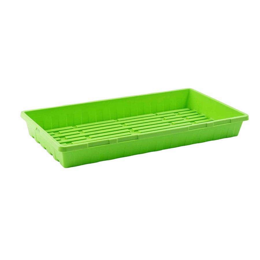 Grow Trays 1020 Multicolor - no holes, extra strength, 2.5 inches deep