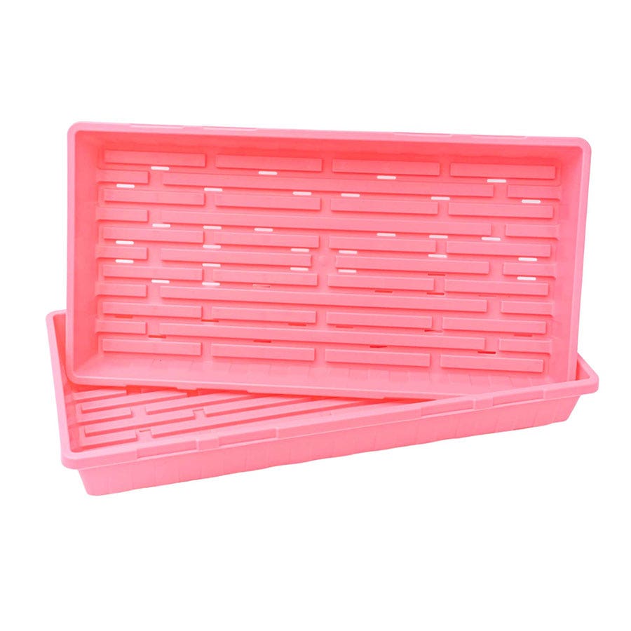 Grow Trays 1020 Multicolor - holes, extra strength, 2.5 inches deep