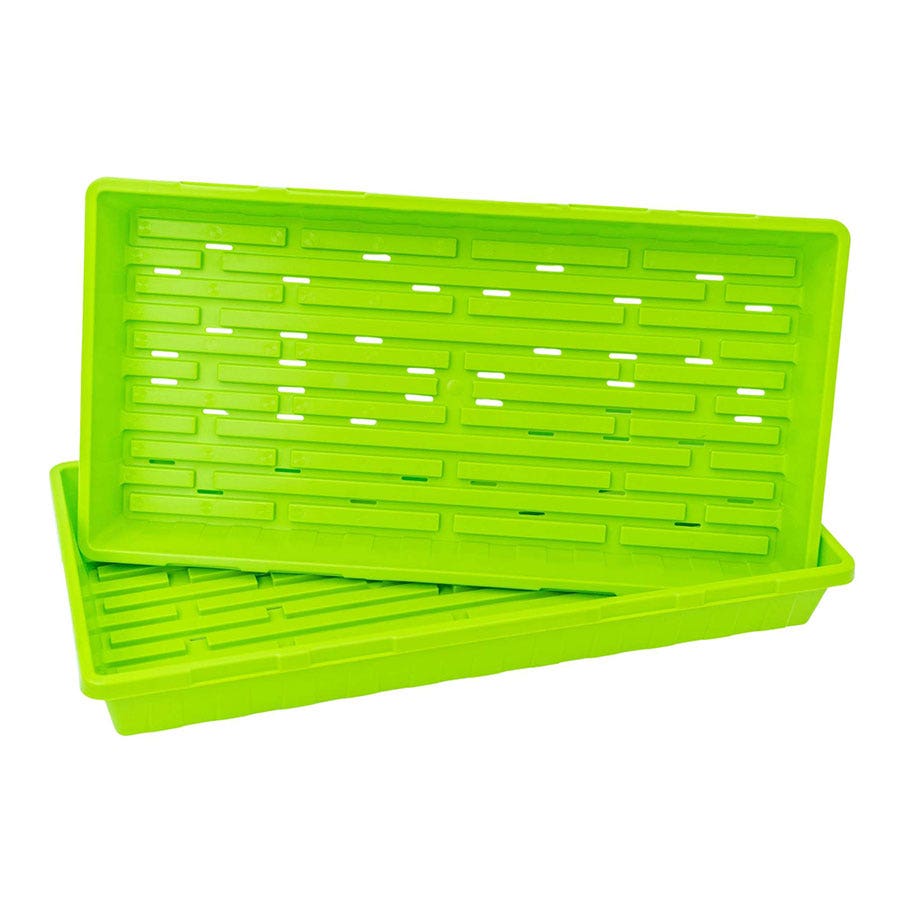 Grow Trays 1020 Multicolor - holes, extra strength, 2.5 inches deep