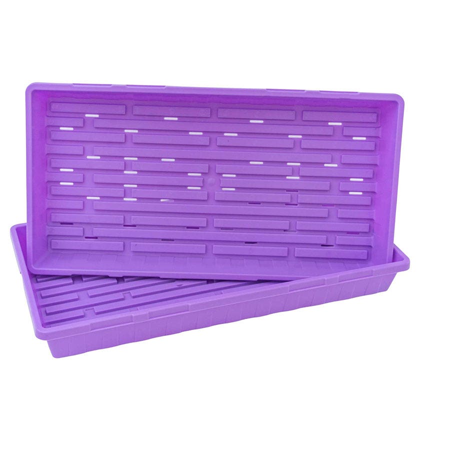 Grow Trays 1020 Multicolor - holes, extra strength, 2.5 inches deep