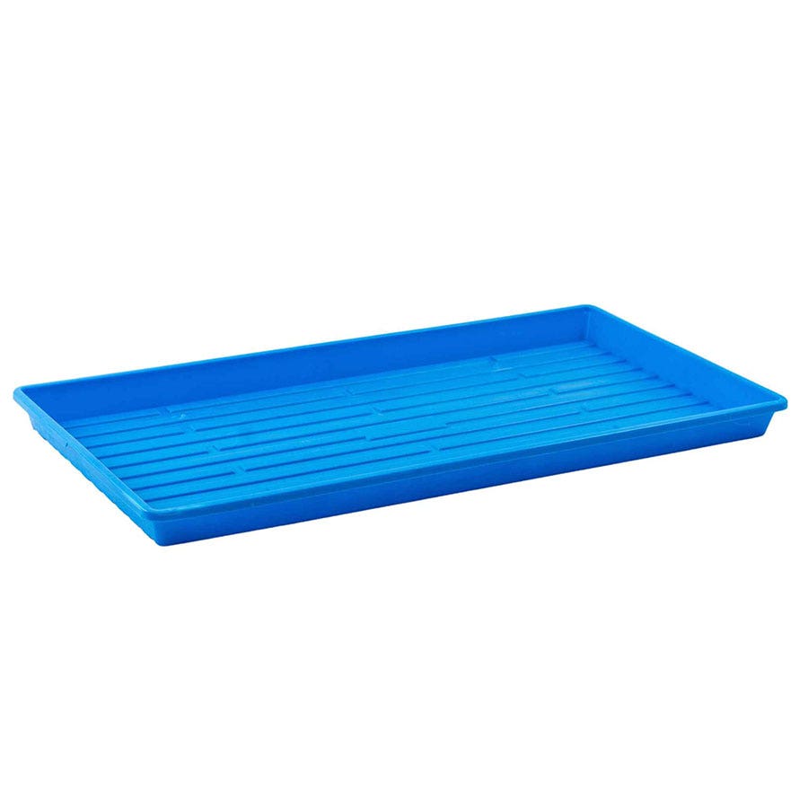 Microgreens 1020 Trays Multicolor - no holes, extra strength, shallow 1.25 inches deep
