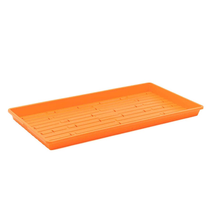 Microgreen 1020 Trays Multicolor - holes, extra strength, shallow 1.25 inches deep