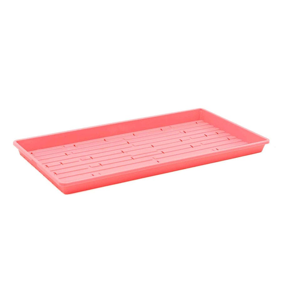 Microgreen 1020 Trays Multicolor - holes, extra strength, shallow 1.25 inches deep