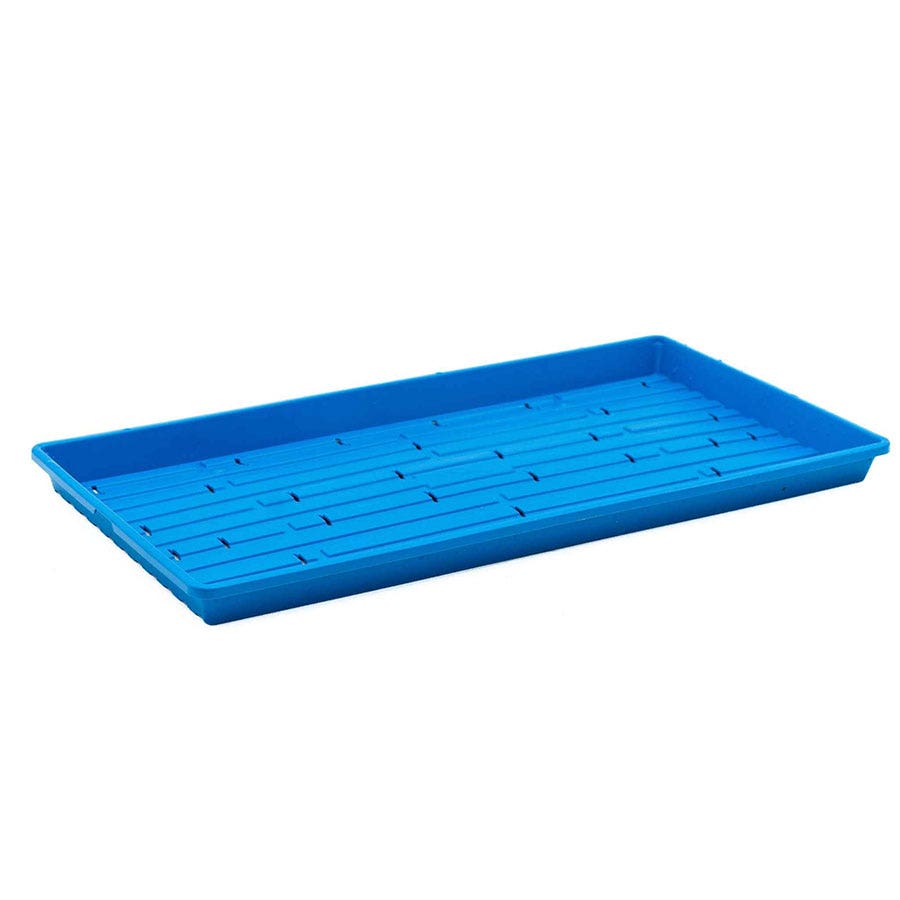 Microgreen 1020 Trays Multicolor - holes, extra strength, shallow 1.25 inches deep