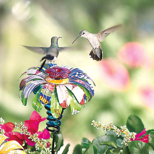 Sugar Shack™ Flower Stake Hummingbird Feeder