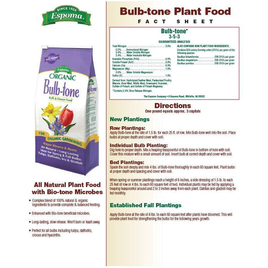Espoma Organic® Bulb-tone® Bulb and Flower Food