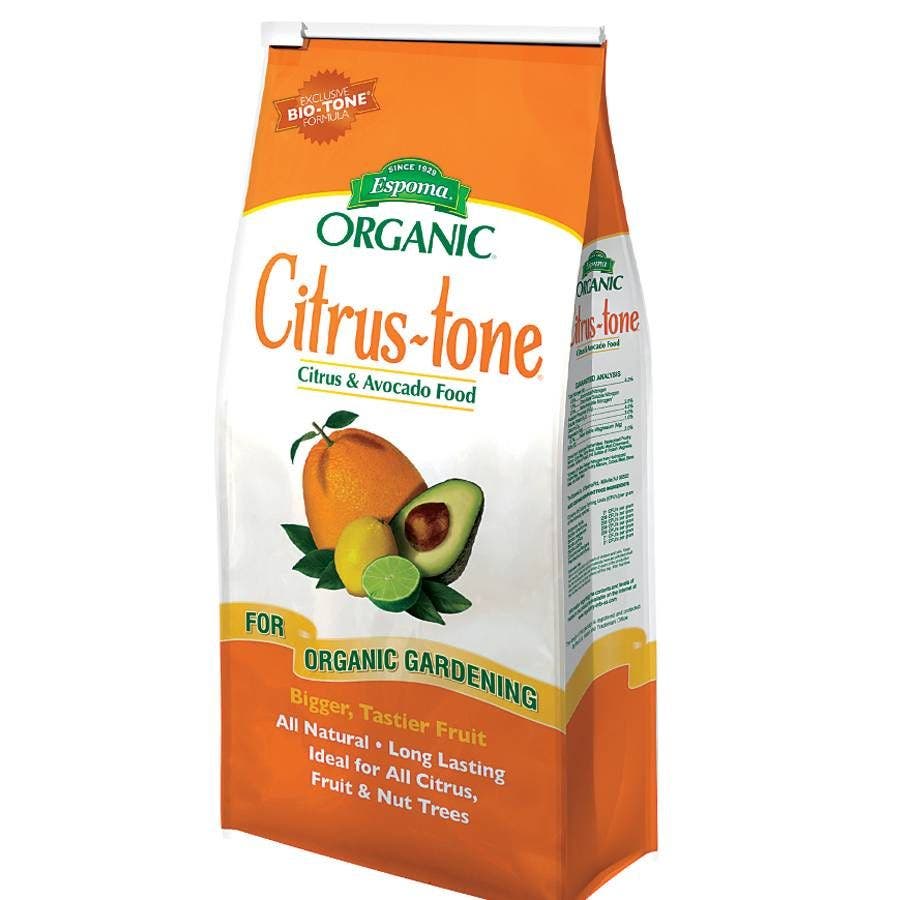 fertilizer for avocado plants Espoma Organic Citrus-tone Citrus and Avocado Food | 4 Pound Bag