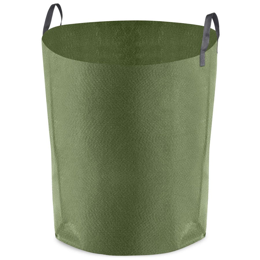 Smart Pot® Urban Compost Sak with Cover 50-Gallon Fabric Bin (Green)