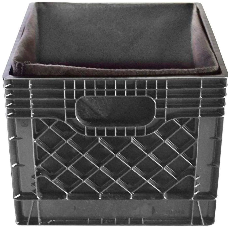 Smart Pot® Milk Crate Liner 12-inch Square Fabric Planter (Black)