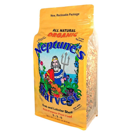 Neptune's Harvest Organic Crab & Lobster Shell (5-3-0) Fertilizer 4lb Bag
