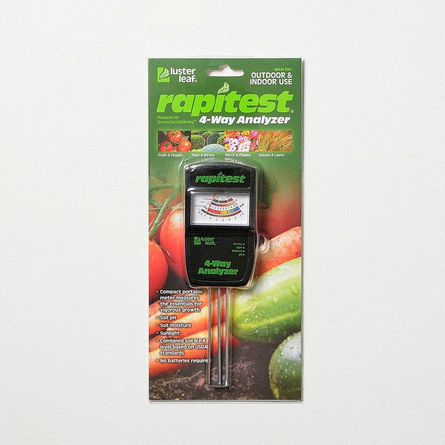 Luster Leaf® Rapitest® Electronic 4-Way Soil Analyzer