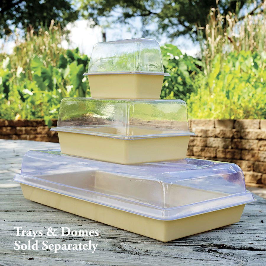 plastic trays for planting seeds Perma-Nest Plant Trays and Domes – Park Seed