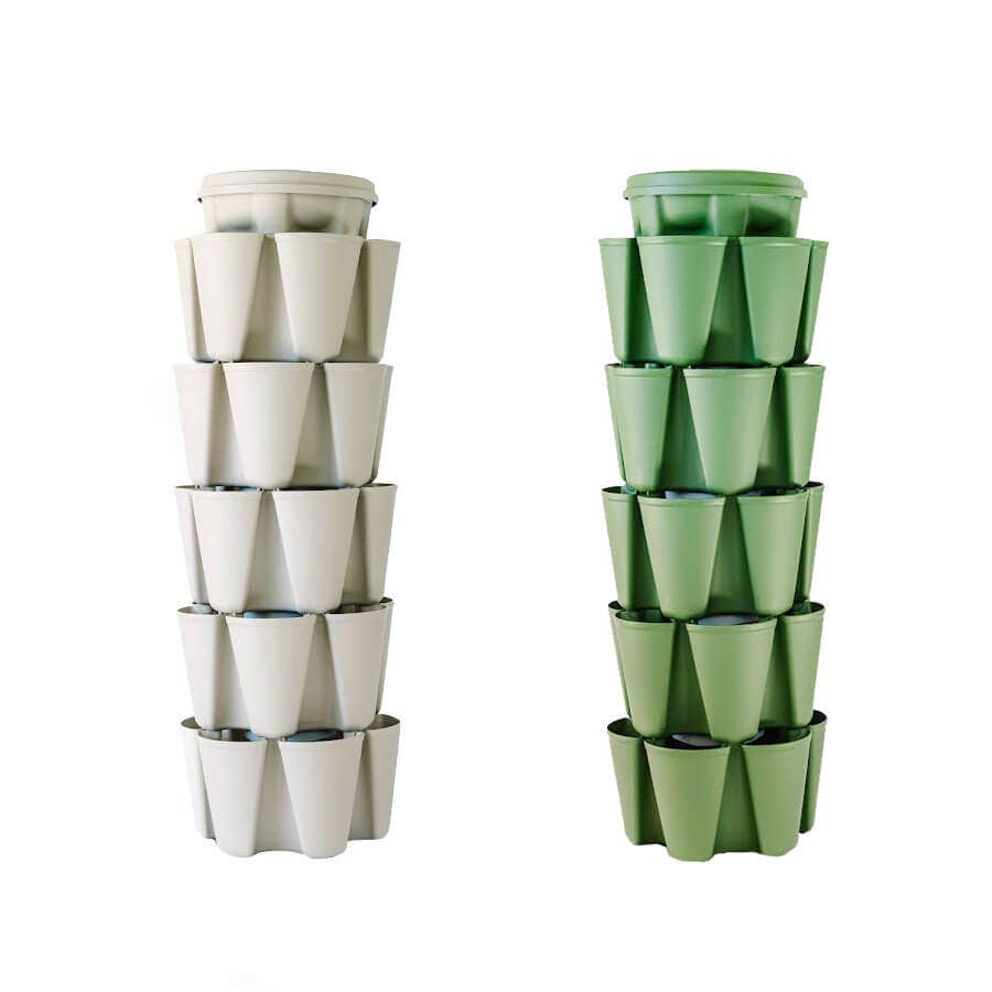 plastic garden planter GreenStalk Vertical Garden Planter - 5 Tier Original | 5 Tier Original