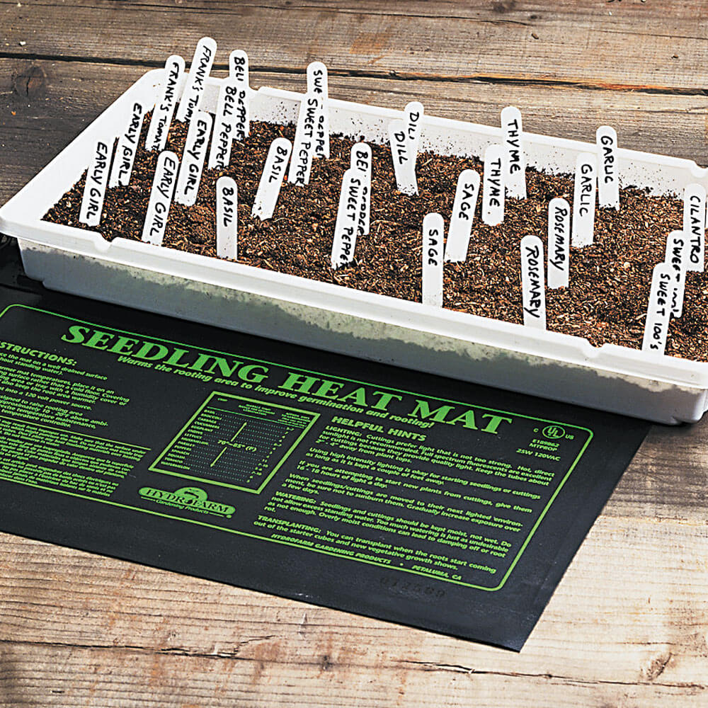 Hydrofarm Jump Start Waterproof Seedling Heat Mat | 9 inch x 19.5