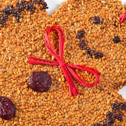 Gingerbread Cookie Birdseed Treat