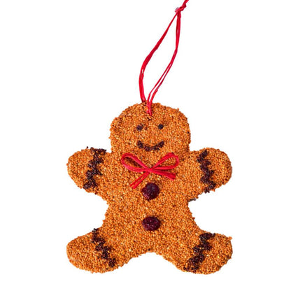 Gingerbread Cookie Birdseed Treat