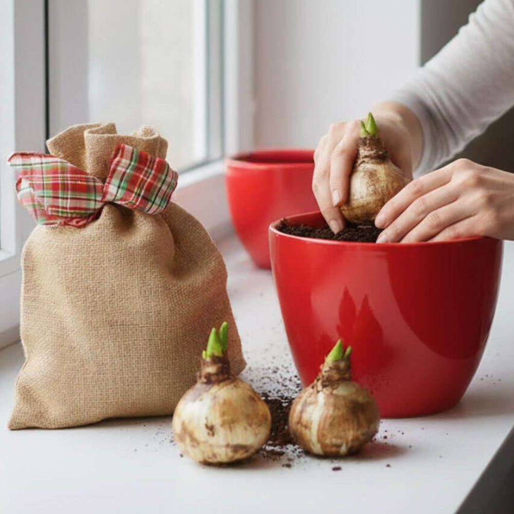 Grow Your Own Red Lion Amaryllis Bulbs