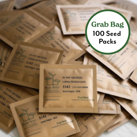 Park Seed Flower, Vegetable & Herb Seed Grab Bag -100 Seed Packets