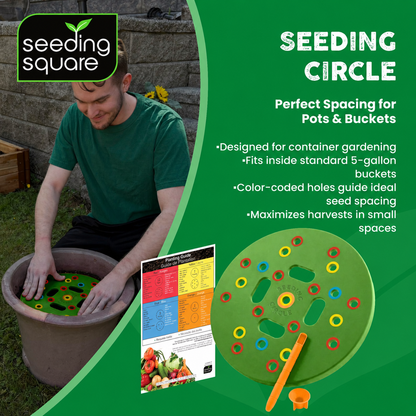 Seeding Square Seeding Circle Direct Sow Template
