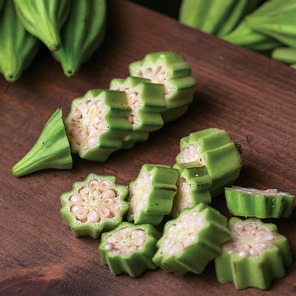 Star of David Okra Seeds