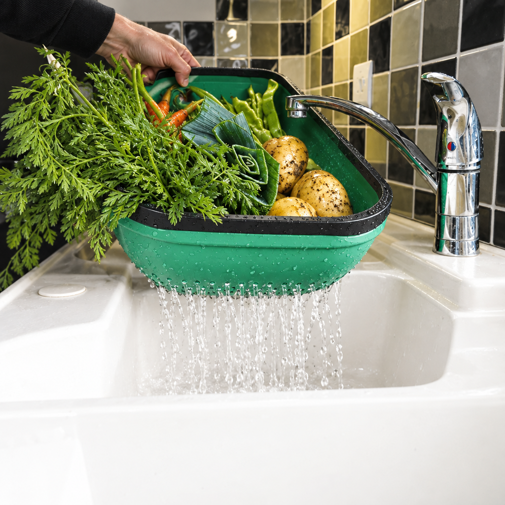 Colander Garden Trug- Green