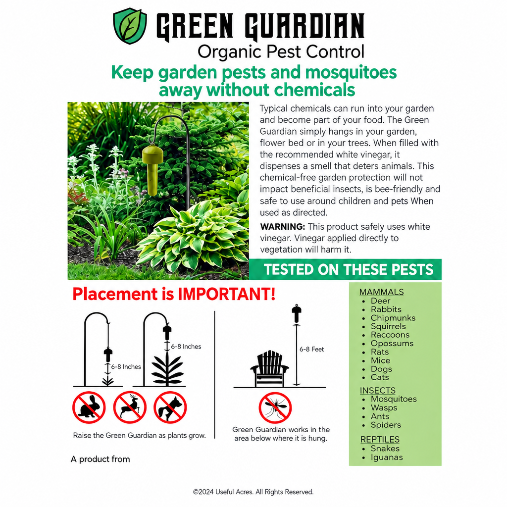 Green Guardian™ Organic Outdoor Pest & Mosquito Control