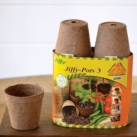 Jiffypots® 3-inch Round Biodegradable (Pack of 22)