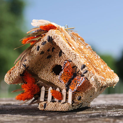 Wren Birdseed Casita + Butterfly