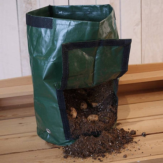 Grow Bags with Flap and Handles Collapsible - 10 Gallons