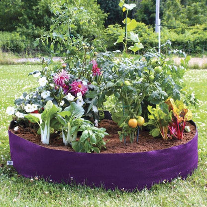 Smart Pot® Round Raised Bed (Purple) 100-Gallon Fabric Planter