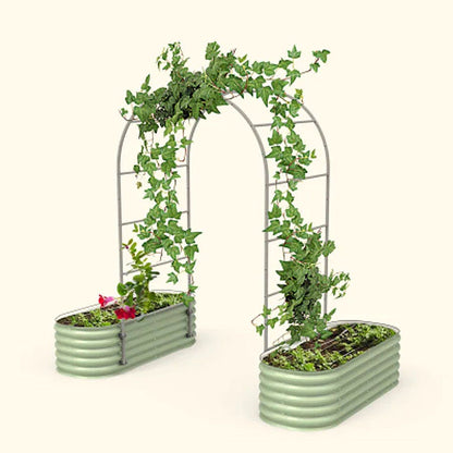 Vego Garden® Modular Arched Single Section 1.5 Foot Trellis System