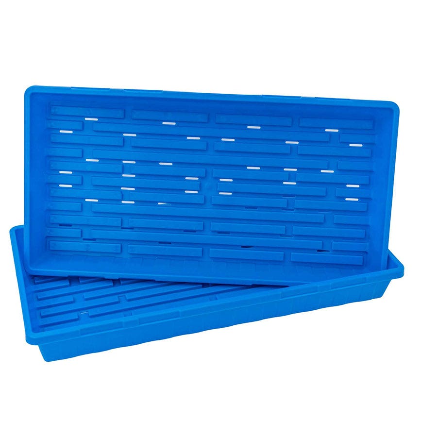 Grow Trays 1020 Multicolor - holes, extra strength, 2.5 inches deep