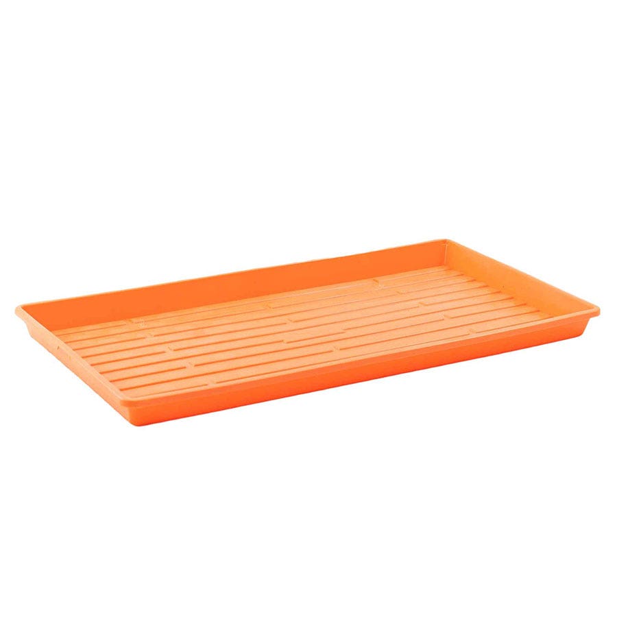Microgreens 1020 Trays Multicolor - no holes, extra strength, shallow 1.25 inches deep