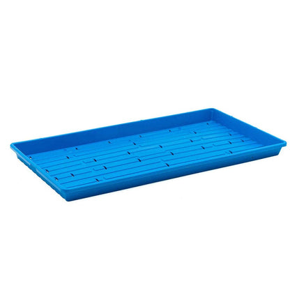 Microgreen 1020 Trays Multicolor - holes, extra strength, shallow 1.25 inches deep