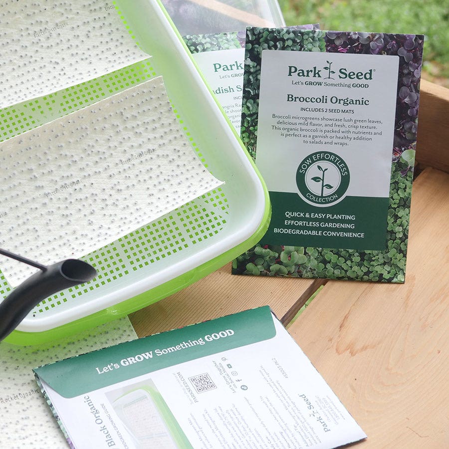 Sow Effortless Collection™ Organic Arugula Microgreen Seed Mats Set of 2