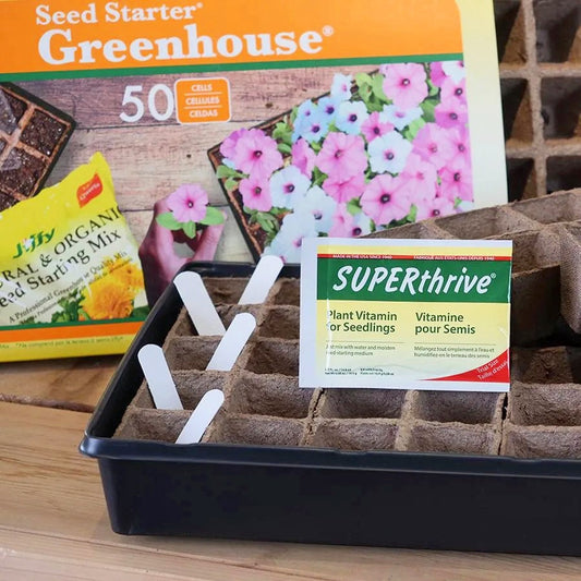 Jiffystrips® Greenhouse with Thrive and Labels