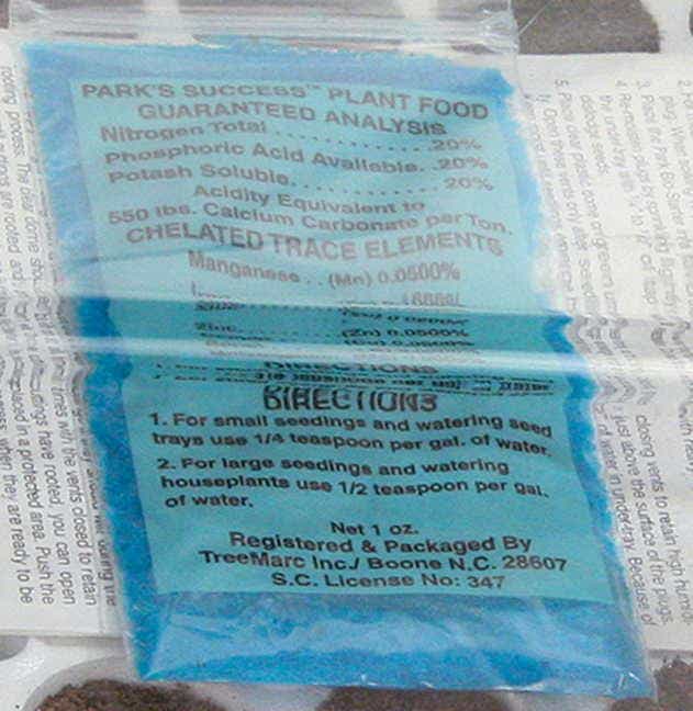 Park Seed Seedling Fertilizer